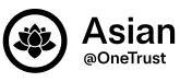 黑色标志Asian@OneTrust员工组png格式
