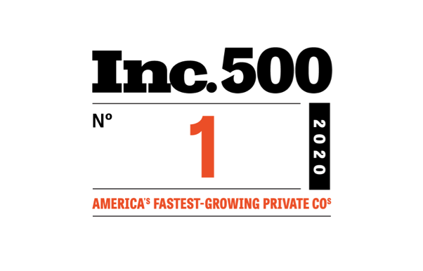 公司500是2020年美国增长最快的私营企业