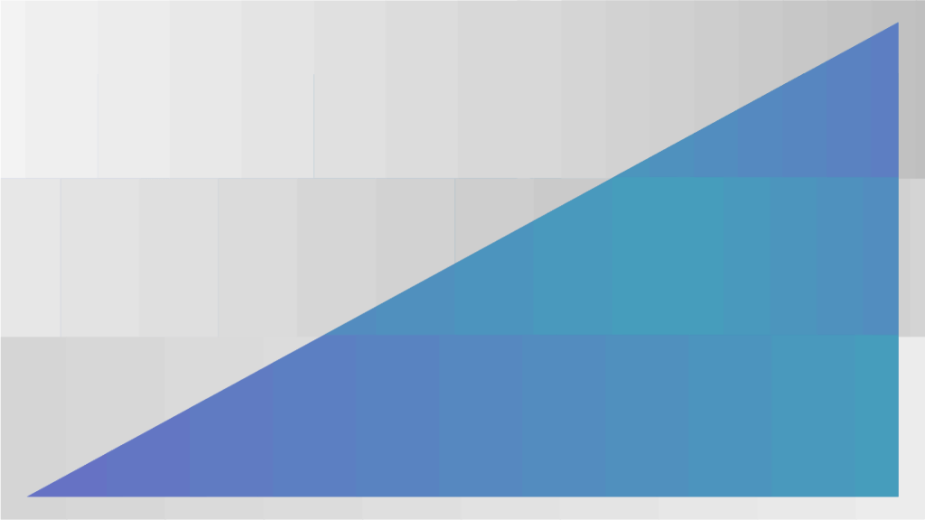 蓝色渐变的直角三角形